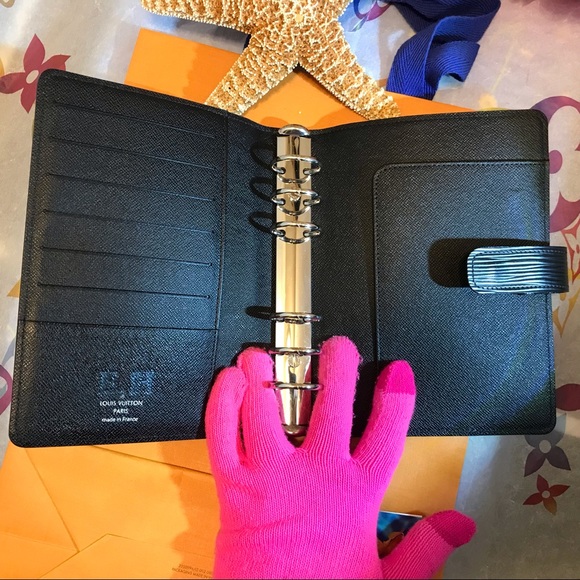 ❤️Louis Vuitton Black Epi Agenda MM (Medium) - Picture 2 of 9
